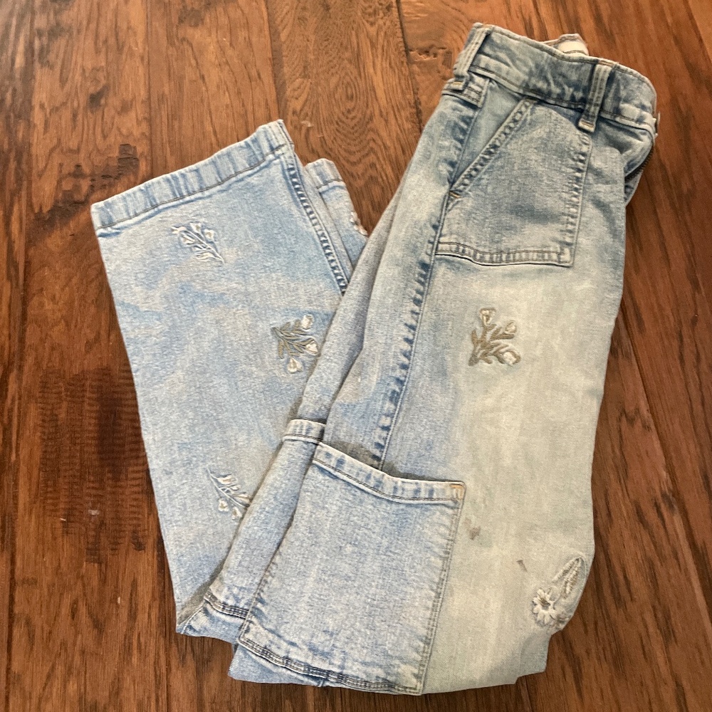 Abercrombie Kids Floral Jeans
